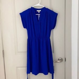 NWT Blue Cap Sleeve Dress